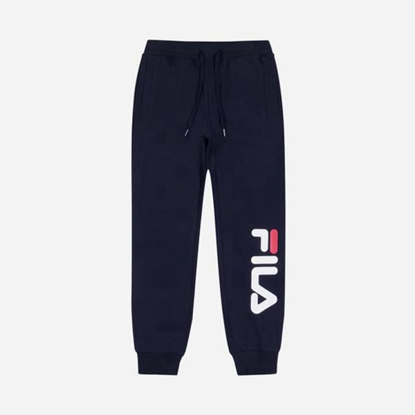 Calca Jogger Fila Mulher Azul Marinho - Fila Heritage Basic En Portugal,PACV-62150